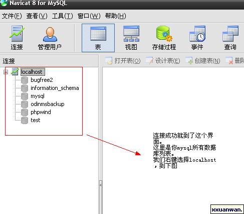 使用navicat8实现创建数据库和导入数据的方法-图片5